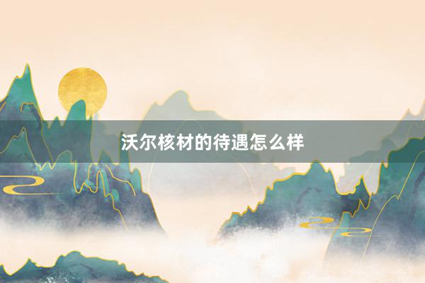 沃尔核材的待遇怎么样